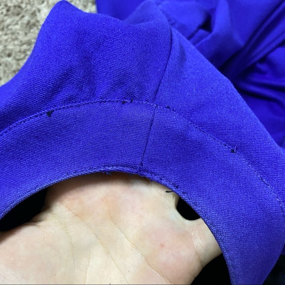 Theory Blue Fit n Flare Sleeveless Dress - Picture 11 of 12